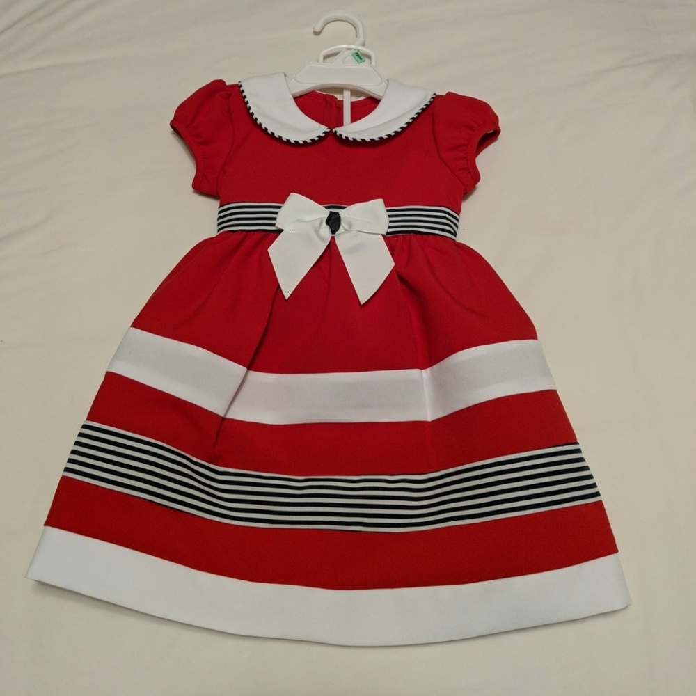 NWT Red, white, blue dress 🌼 Size 18mos
